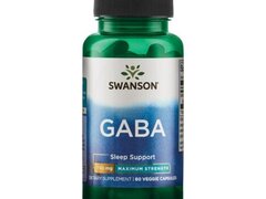 Swanson GABA - 750mg Maximum Strength - 60 Capsule